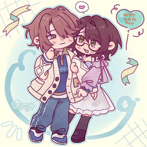 2p FChibi, simple BG